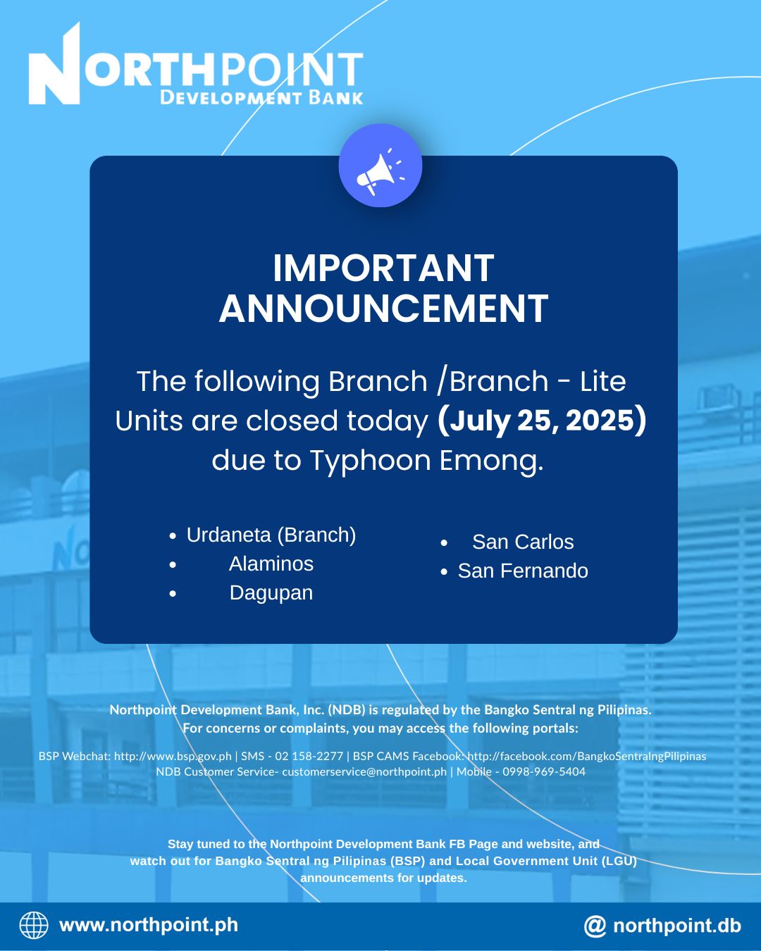 Announcement